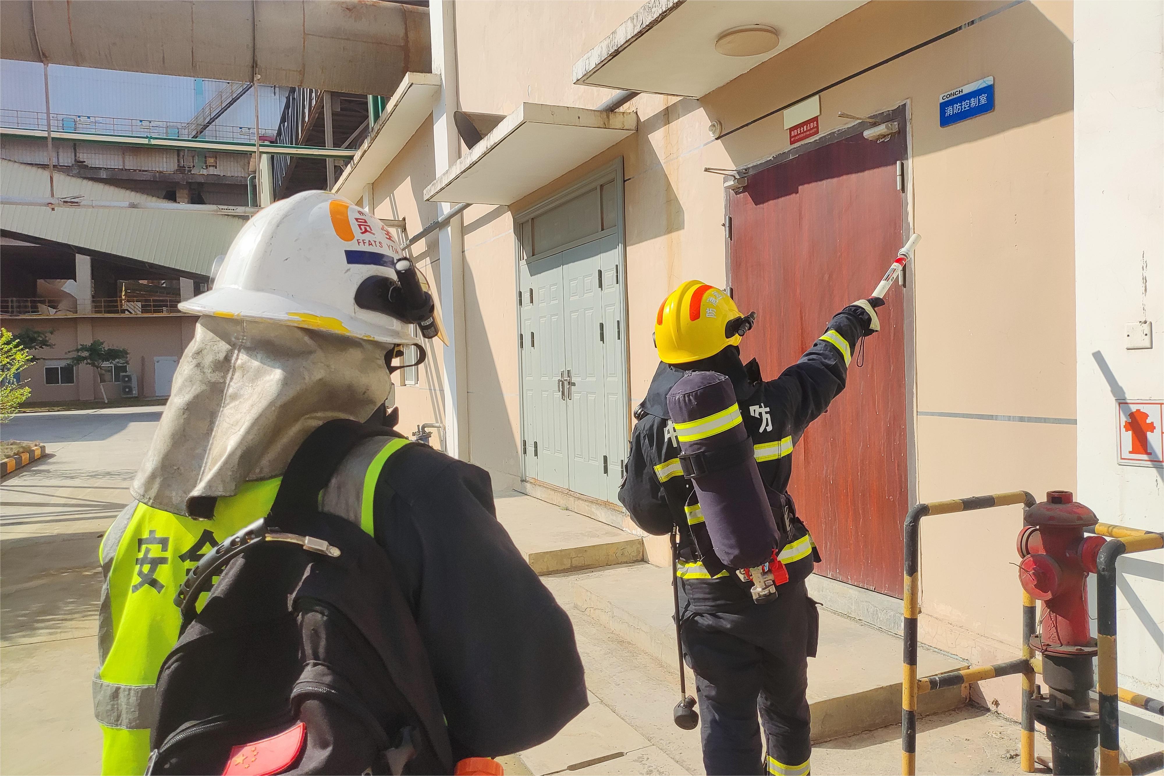 联动共建安全屏障，齐抓共管防患未然——隆安环保联合县消防大队开展消防安全演练